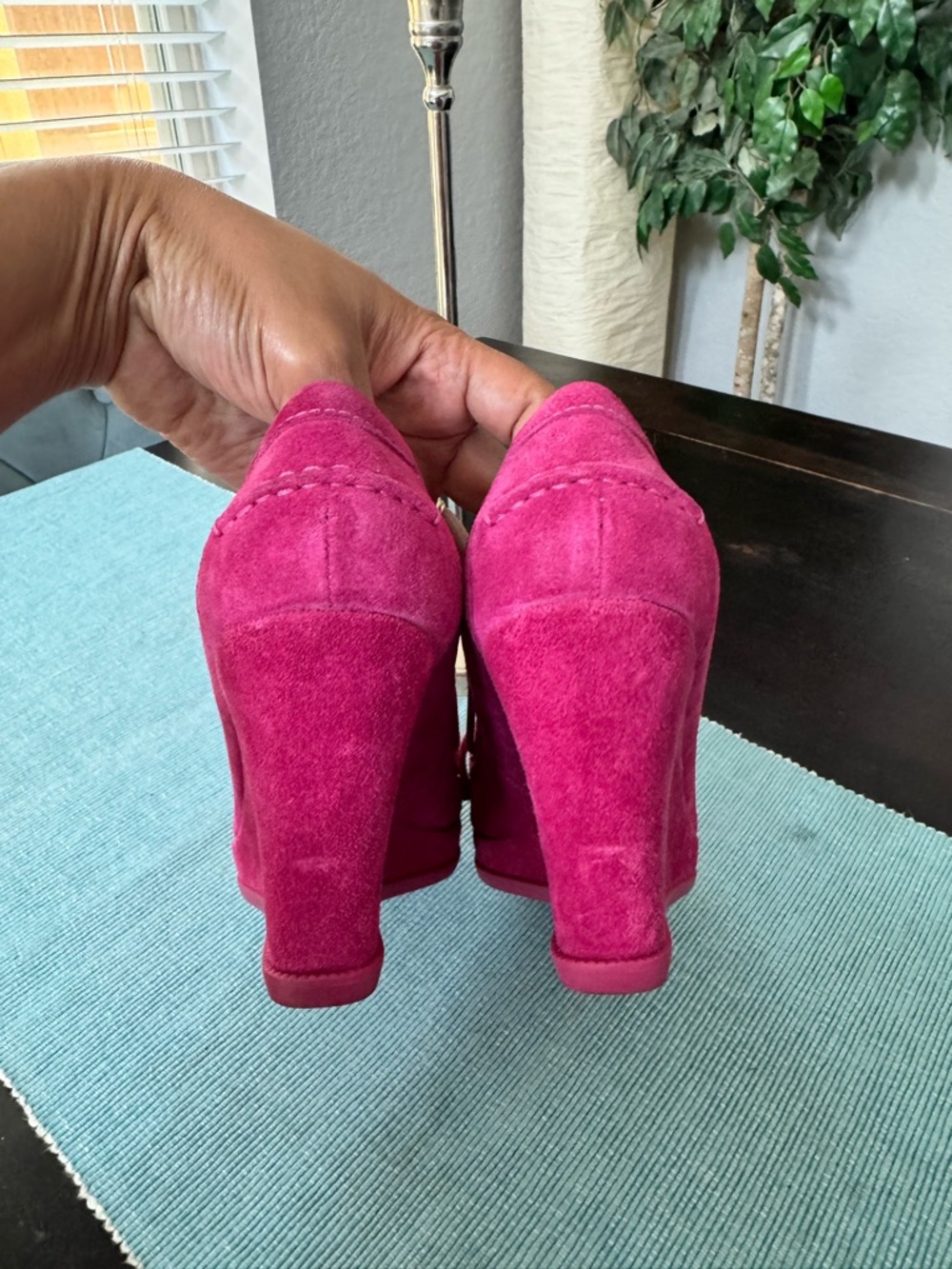 Sperry Top-Sider Jeffrey women's suede wedge heels 7.5 - Picture 3 of 7